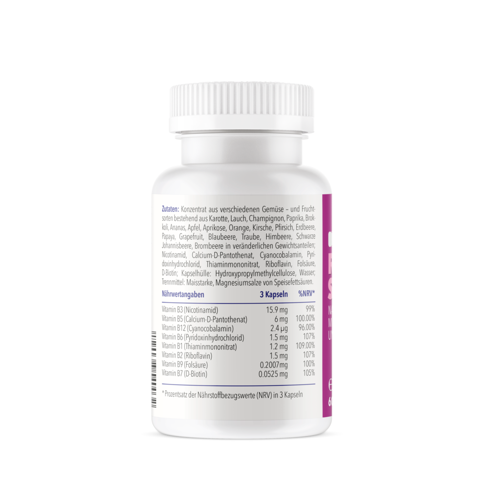 B!TONIC® Pink Spirit - Complex natural de vitamine B