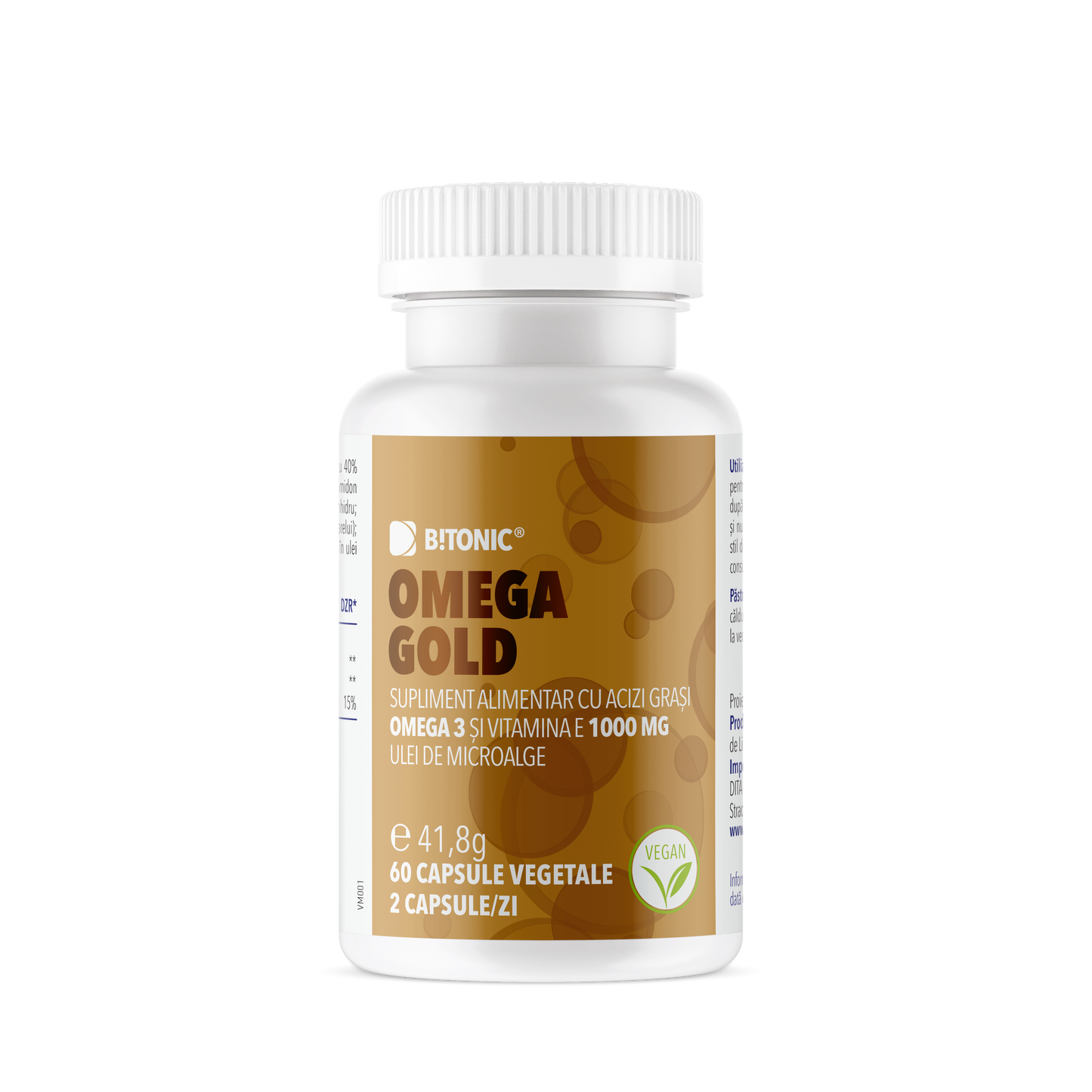 B!TONIC® Golden Oils Forte - Complexul vegan omega-3