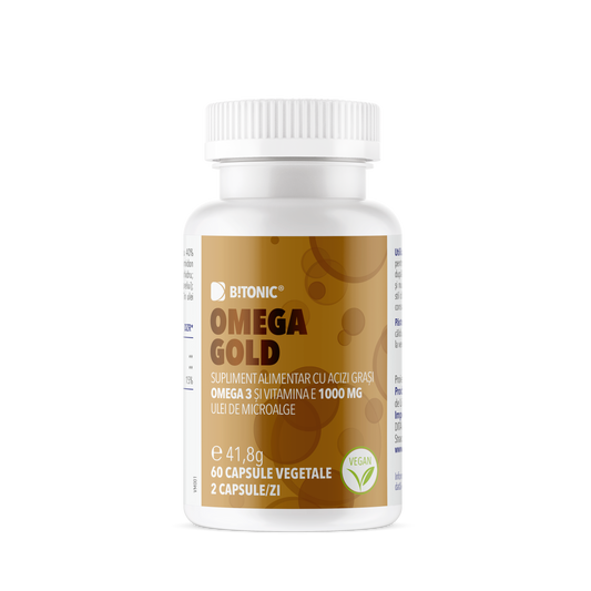 B!TONIC® Golden Oils Forte - Complexul vegan omega-3